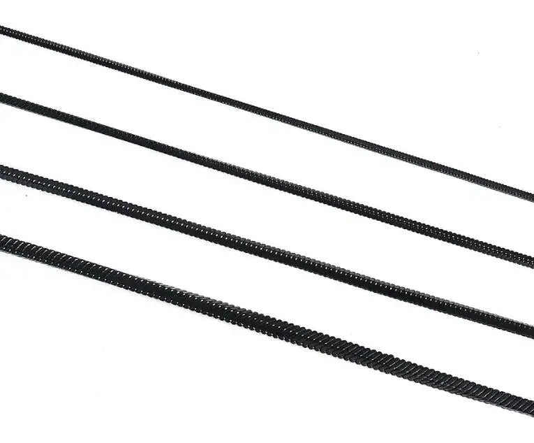 Witd 0.9/1.2/1.5/2mm Stainless Steel Square Snake Chain Necklace Choker DIY Gift For Men detail view