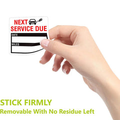 150pcs Car Oil Change Reminder Stickers | Maintenance Service Due Labels for Auto Sho alternate view