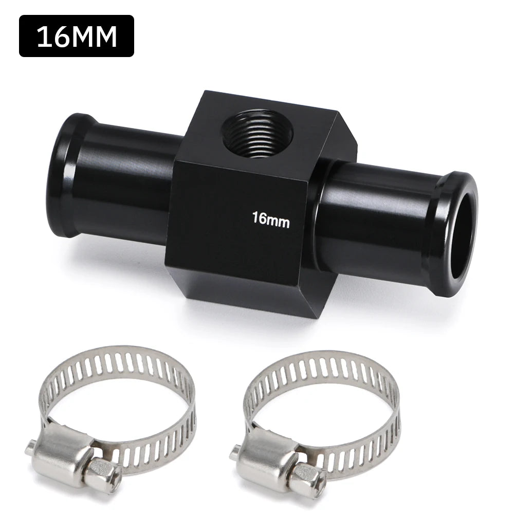Aluminum Water Temperature Sensor Adapter 28-40mm Hose
