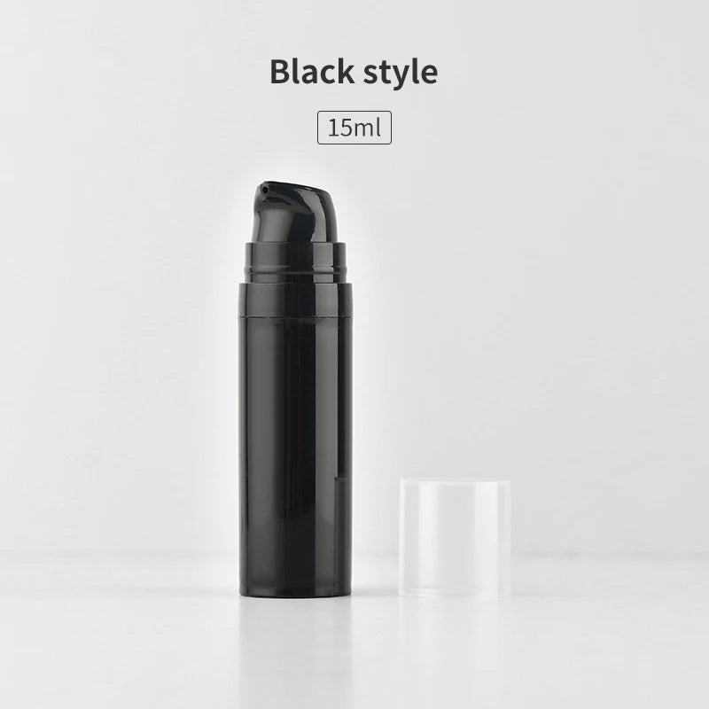 5/10/15ml Empty Airless Pump Bottles Mini Lotion Vacuum Cosmetic Containers Women M additional angle