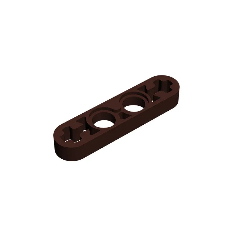 Gobricks GDS-690 Technical Liftarm Thin 1 x 4 with Axle Holes | Compatible Building Bloc detail view