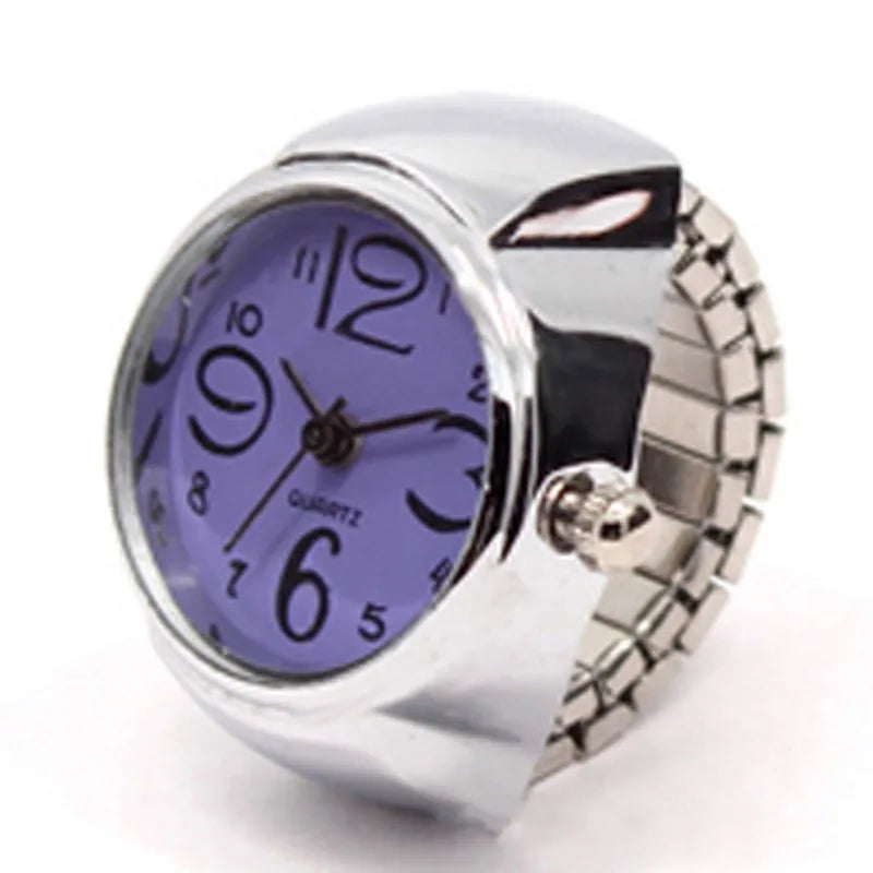 Retro Roman Vintage Punk Finger Watch Ring
