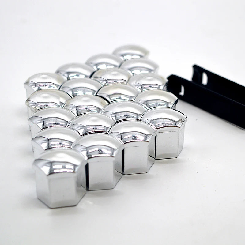 17mm/19mm/21mm 20Pcs Car Wheel Nut Caps Protection Covers Caps Auto Hub Screw Cover Blac detail view