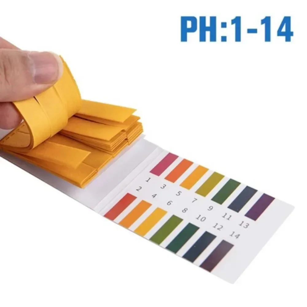 PH Test Paper 80 Strips Full Range 1-14 | Universal Indicator for Aquarium, Water, Saliv detail view