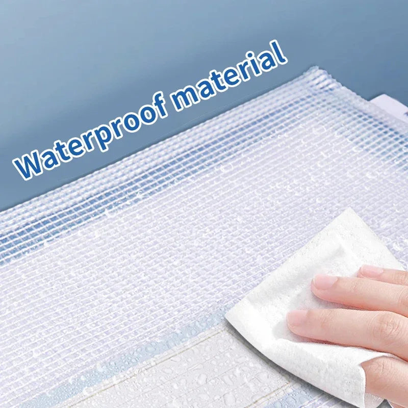 Mesh Bags A4/A5 Plastic Zipper Bags for Organizing Waterproof Clear detail view