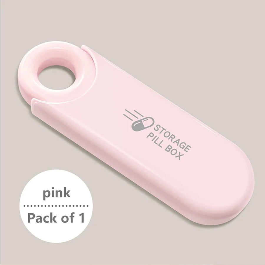 Portable 3-Compartment Pill Box | Travel Medicine Organizer detail view