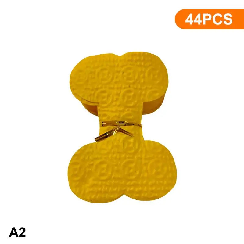 Pet Memorial Ceremonial Money Notes Yellow Fish-Shaped Joss Paper for Pet Loss Remembran detail view