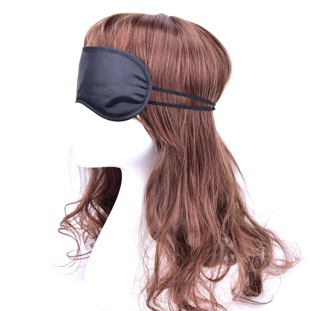 Sleep Eye Mask for Travel | 10 Pack Blackout Blindfold Set lifestyle view