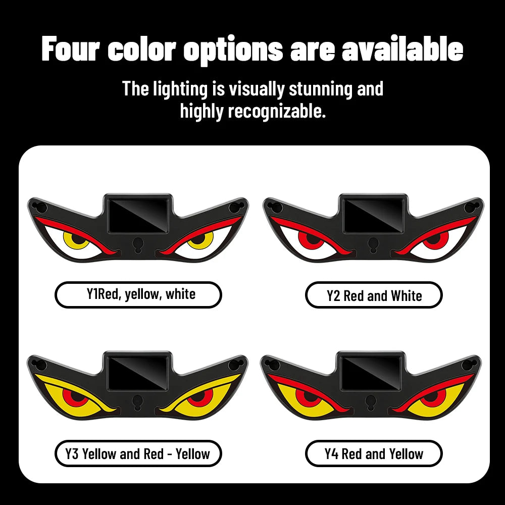 Monster Eye Antenna Flash Light | Solar Car Decoration Demon Light additional angle
