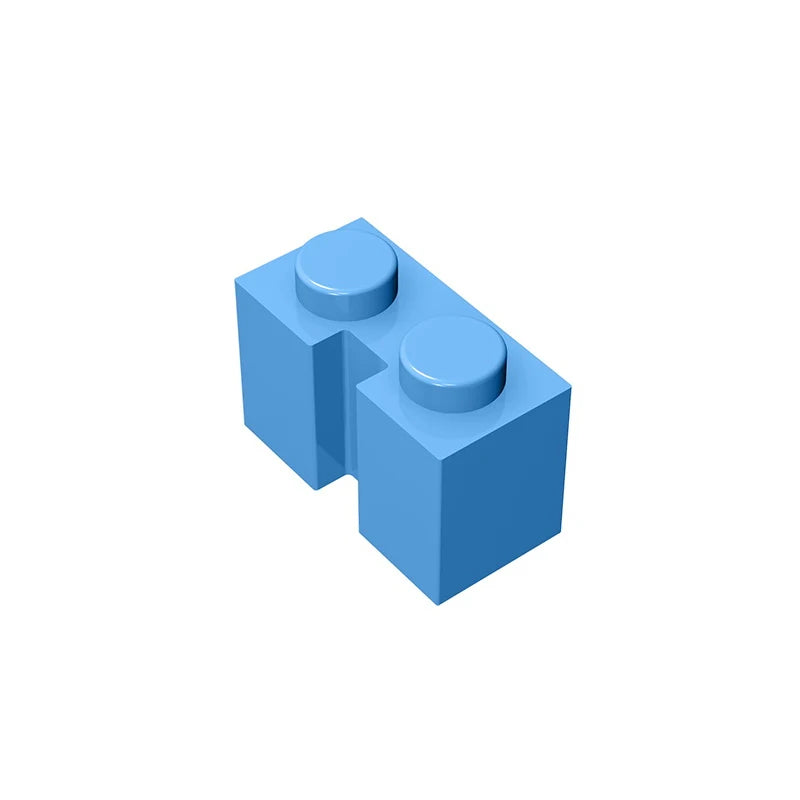 Gobricks GDS-798 Brick 1x2 with Groove | Compatible Building Block for DIY Sets alternate view