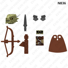Dragon Knight Building Blocks Mini Figures | Compatible Building Brick Toys Set close-up view