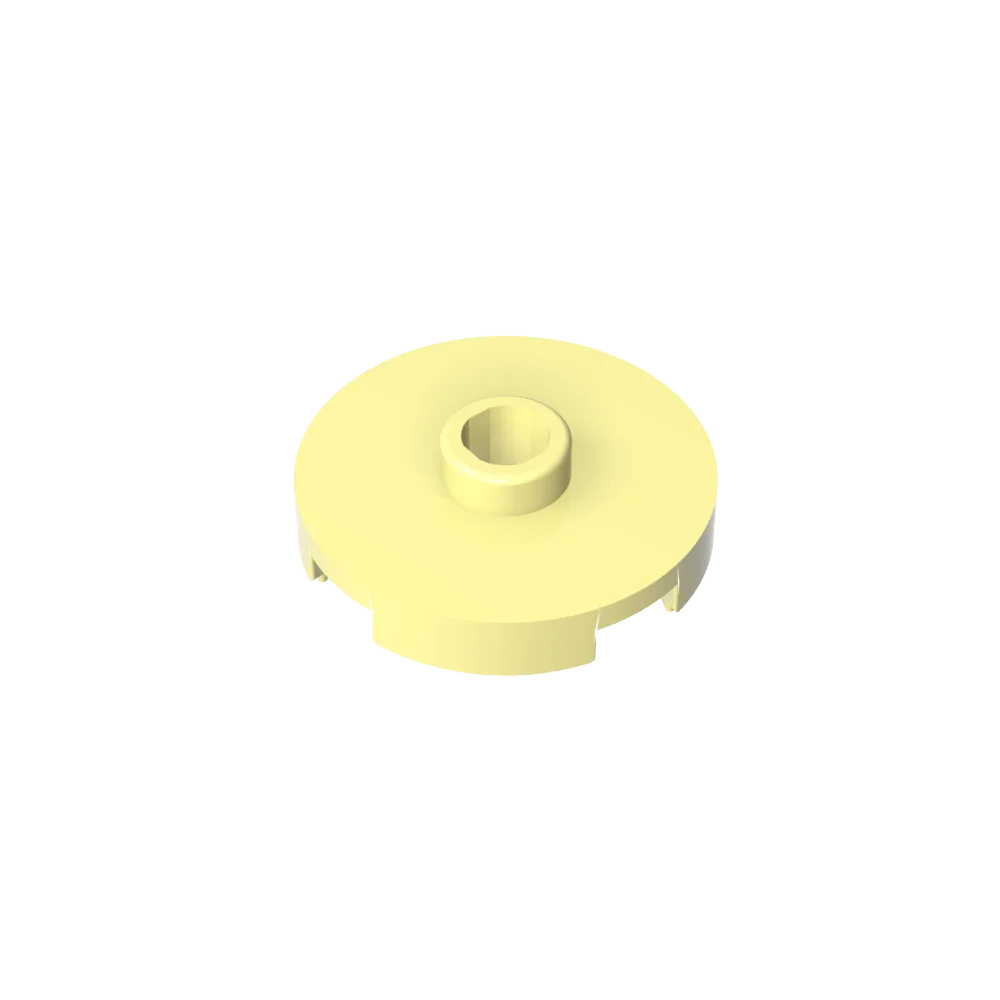 Gobricks GDS-1041 Tile Round 2x2 with Open Stud | Compatible Building Block for DIY additional angle