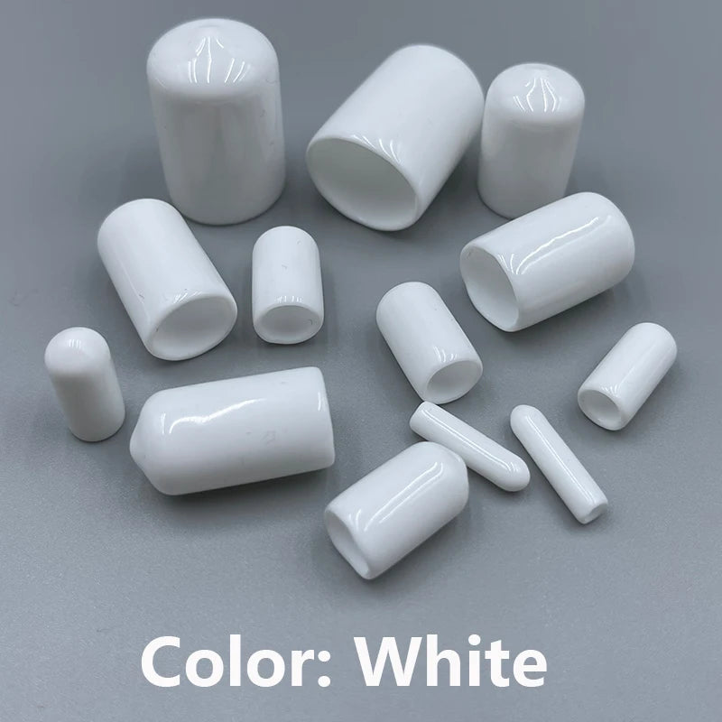 7 Colors In Stock PVC Rubber Cap Silicone Cover Plastic Pipe Sleeve Hub Thread Protec lifestyle view