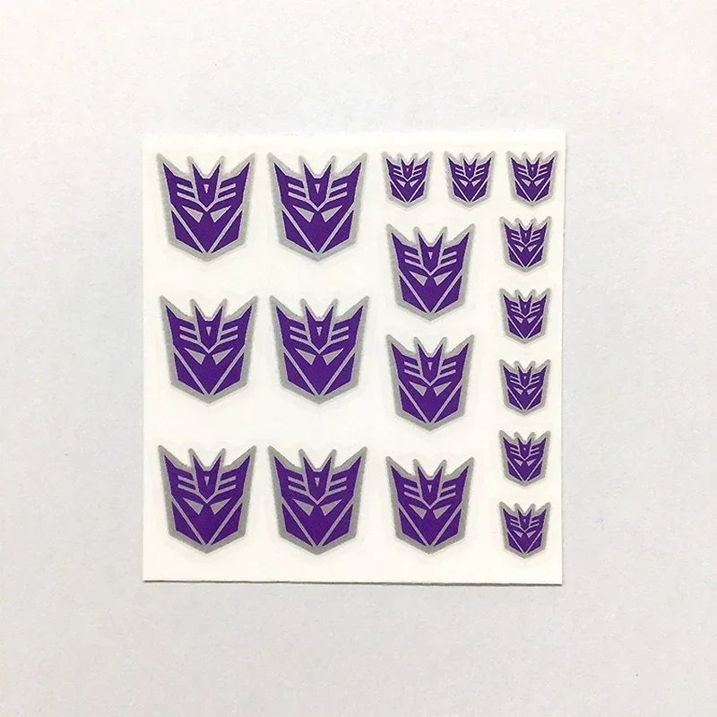 17 45Pcs/Sheet 3D Pressure Sign Stickers | Red Purple Children's Stationery Decals lifestyle view