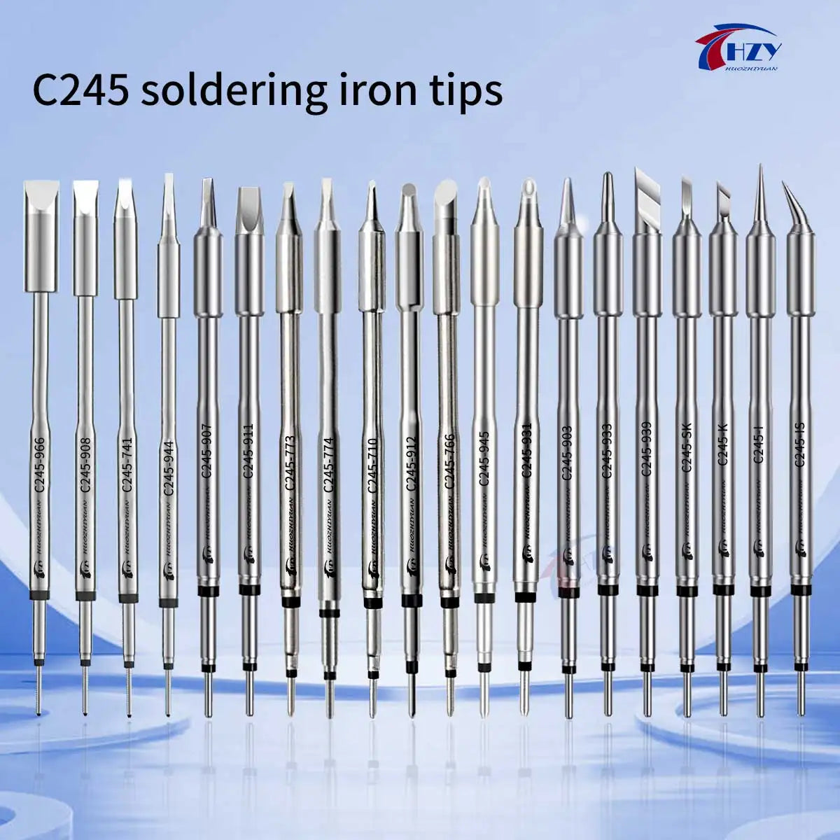 C245 Series Soldering Iron Tips | Universal T245 Handle Compatible Set for Phone Repair detail view