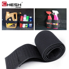 Car Trunk Organizer Black Magic Tapes Car Accessries Fixing Belt Storage Bag Tapes Fix close-up view