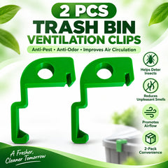 2pcs Trash Bin Ventilation Clip | Anti-Pest, Anti-Odor, Improves Air Circulation, Reduces Unpleasant Smells, Insect Prevention