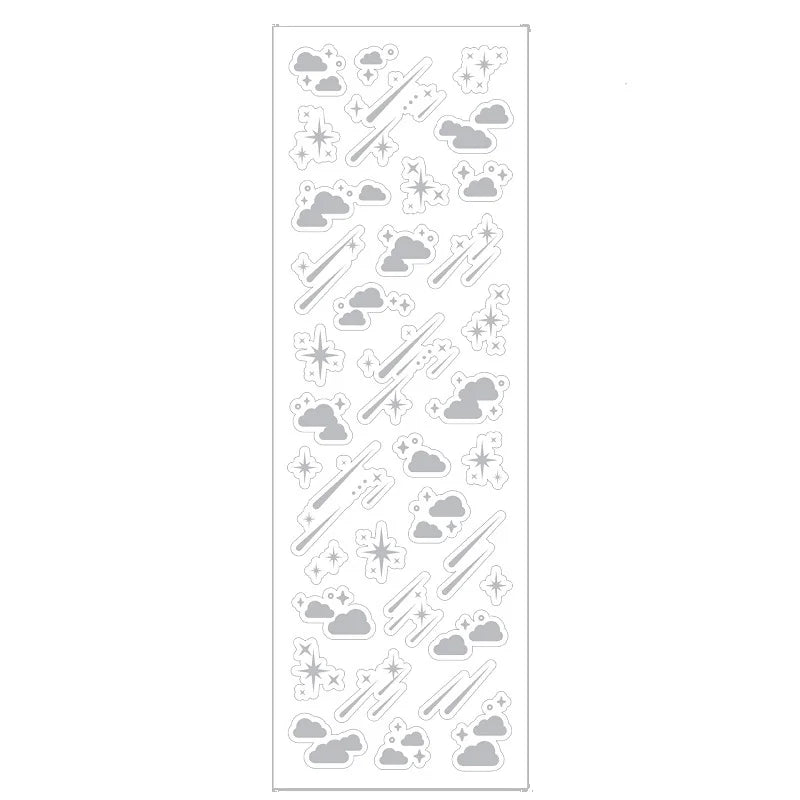 1PCS New Cute Deco Stickers Photocard Decor Kawaii Decorative Scrapbooking Decorati additional angle