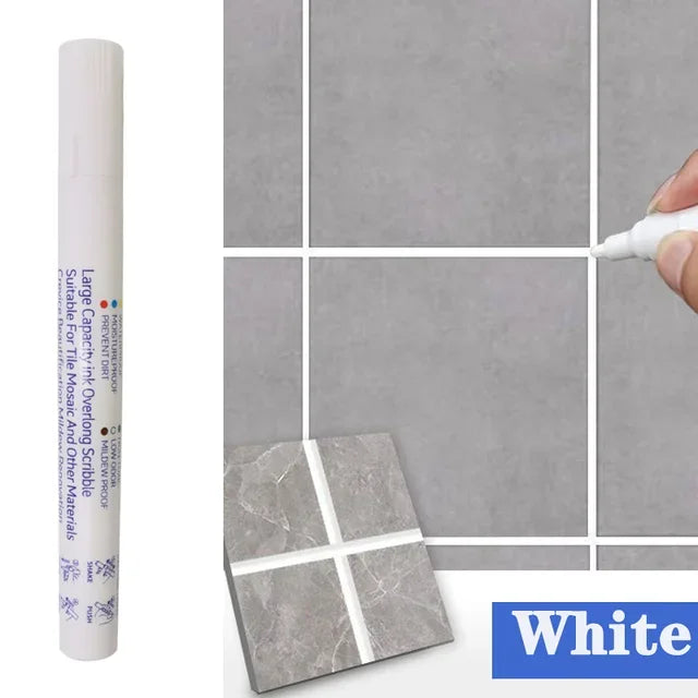 Waterproof Tile Marker Grout Pen Wall Seam for Floor Bathroom Kitchen Toilet Wall Seam R detail view