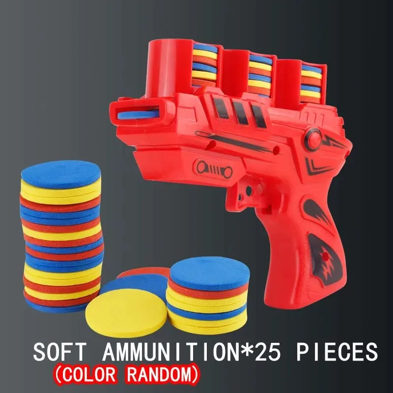 Kids Soft Catapult Flying Saucer Gun Toy | EVA Foam Shooting Toy for Parent-Child P additional angle