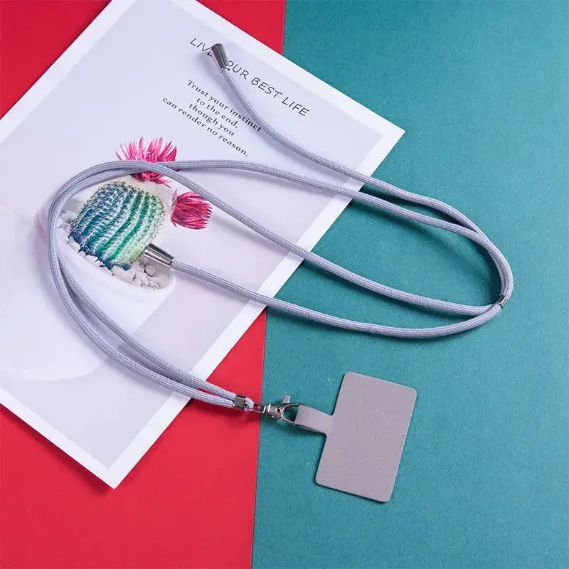 Crossbody Lanyard Necklace Strap Universal Mobile Phone Lanyard Long Adjustment Pho additional angle