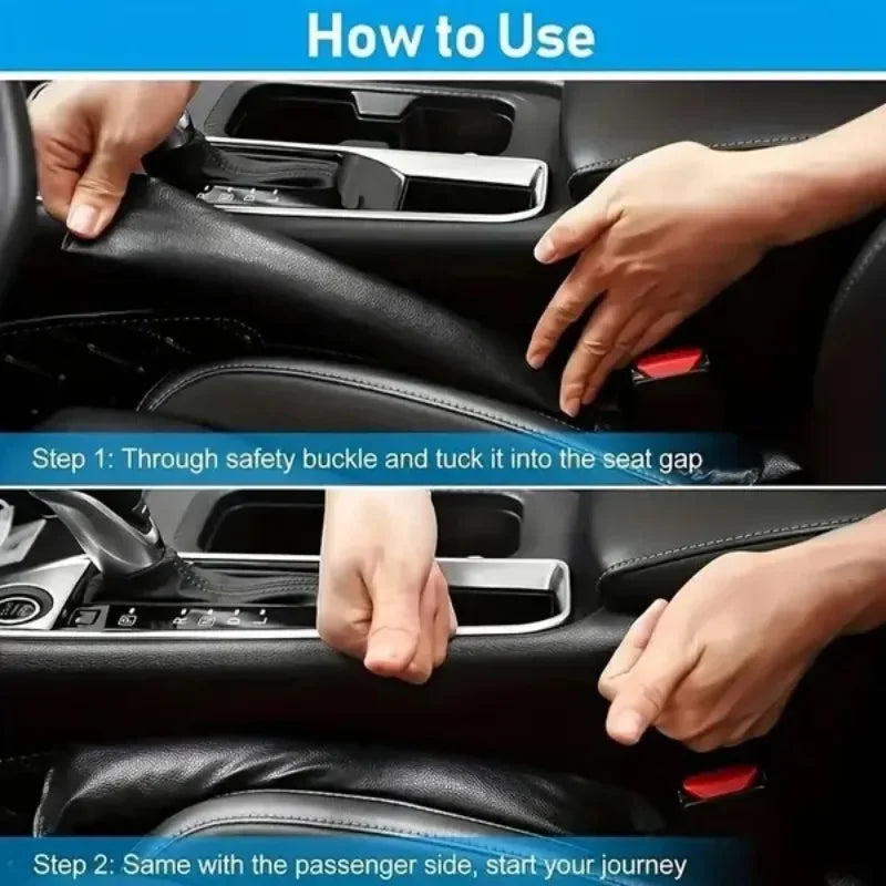 Car Seat Gap Filler Universal Soft Car Styling Padding Leather Leak Pads Plug Spacer alternate view