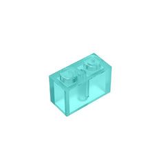 Educational Assemblage Gobricks Brick 1 x 2 without Bottom Tube | Compatible with Lego close-up view