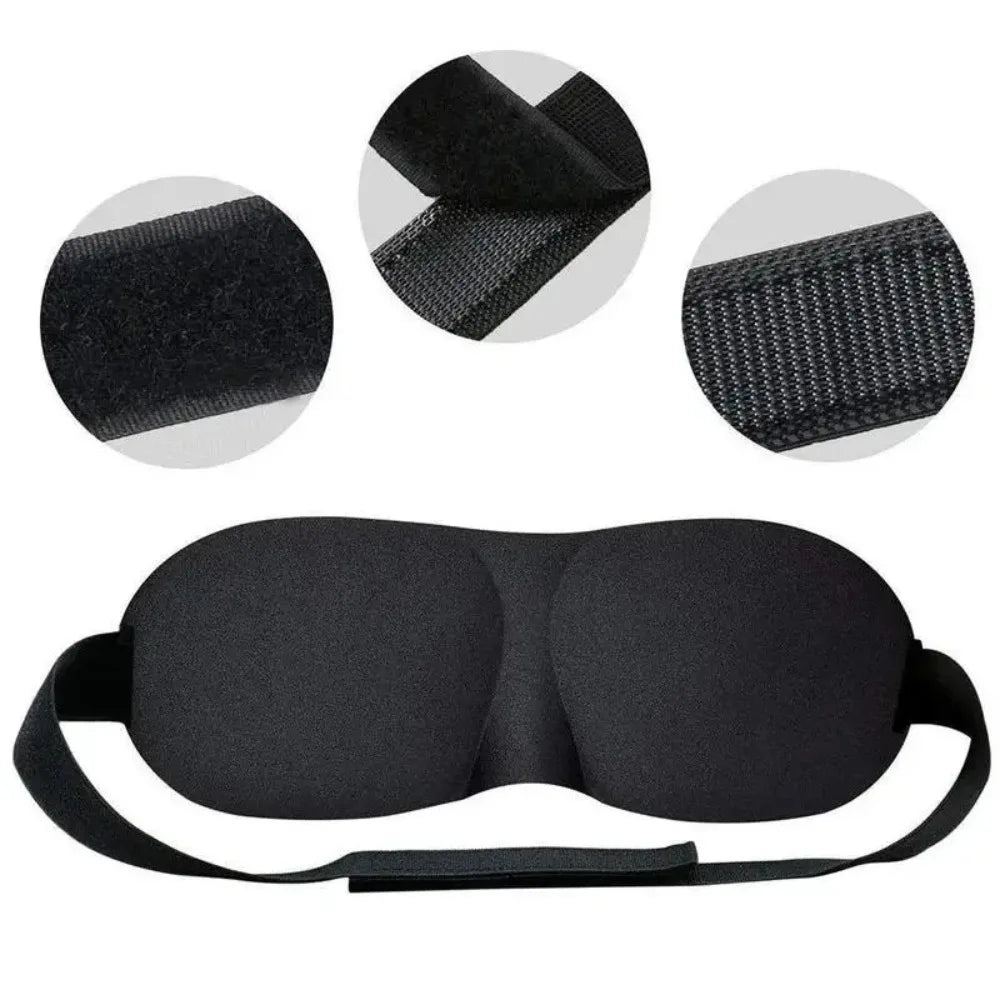 3D Contoured Sleep Eye Mask for Deep Sleep | Ergonomic Light Blocking Blindfold alternate view