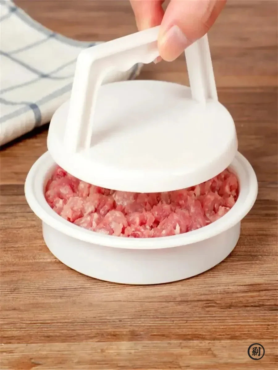 1PC Stuffed Hamburger Press, Plastic Burger Maker Mould for Grill & BBQ, Meat Patty additional angle