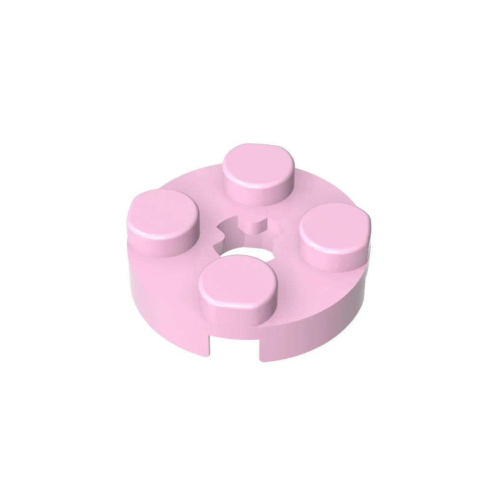 Gobricks GDS-609 PLATE 2X2 ROUND | Compatible Building Blocks for DIY Educational Mod lifestyle view