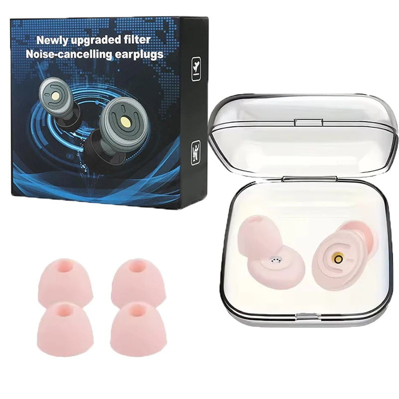 Silicone Ear Plugs for Noise Reduction | Reusable Sleeping Earplugs detail view