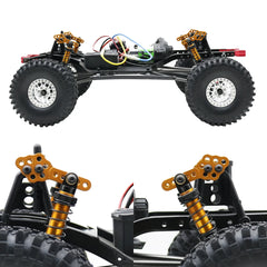 Aluminium Metal Shock Absorber Mount Adjust Height Angle Stand for 1/10 RC Crawler Axi close-up view