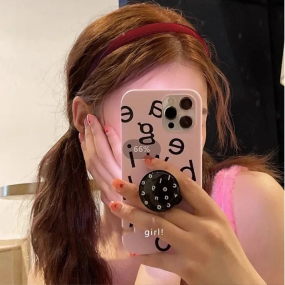 Plastic Translucent Hair Head Hoop Band Headband Women Hairband for girls Non-slip Too close-up view