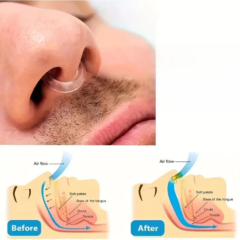 Super Soft Anti-Snoring Device | Nose Hanging Clip for Quiet Sleep alternate view