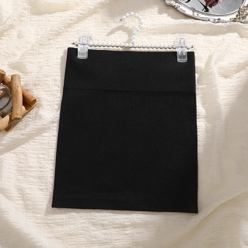 High Waist Knitted Mini Skirt | Slim Fit Work Pencil Skirt for Women detail view