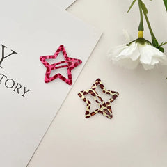 Simple Leopard Print Hairpins Set Women Girls Gifts Bangs Hair Clips Bobby Pins Accessor detail view