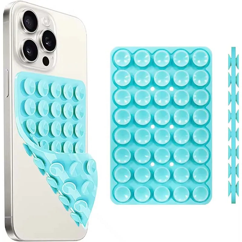 Silicone Suction Cup Phone Stand, Hands-Free Double-Sided Grip