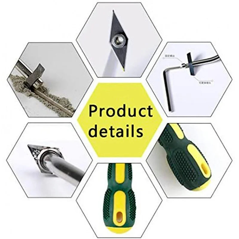 Ceramic Tile Grout Remover | Tungsten Steel Gap Cleaner Drill Bit detail view