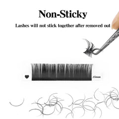 Winky Beauty Eyelash Extension 16Rows Korea PBT C/CC/D/DD Individual Supplies Professional Natural Faux Mink Russian Volume Lash
