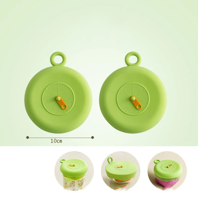 Reusable Self Sealing Lid Silicone Stretch Lids Universal Lid Silicone Bowl Pot Lid S alternate view