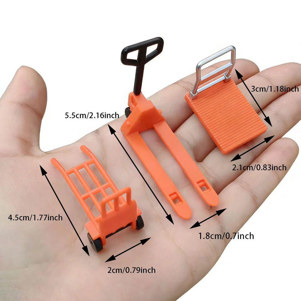 12 pcs Miniature Logistics Scene Accessories additional angle