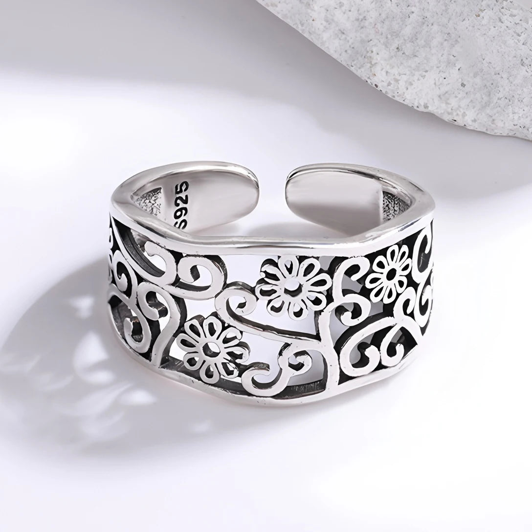Sterling Silver Bow Ring for Women