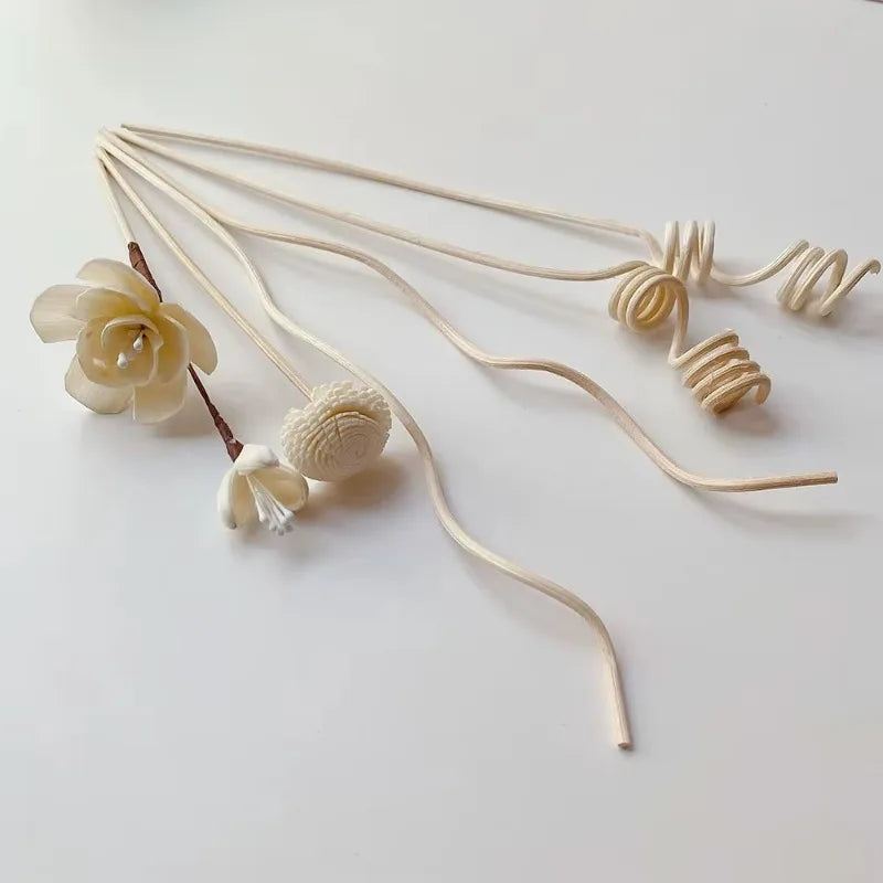 5/6Pcs Flower Fragrance Stick Fireless Aromatherapy Rattan Sticks Fragrance Diffuser lifestyle view