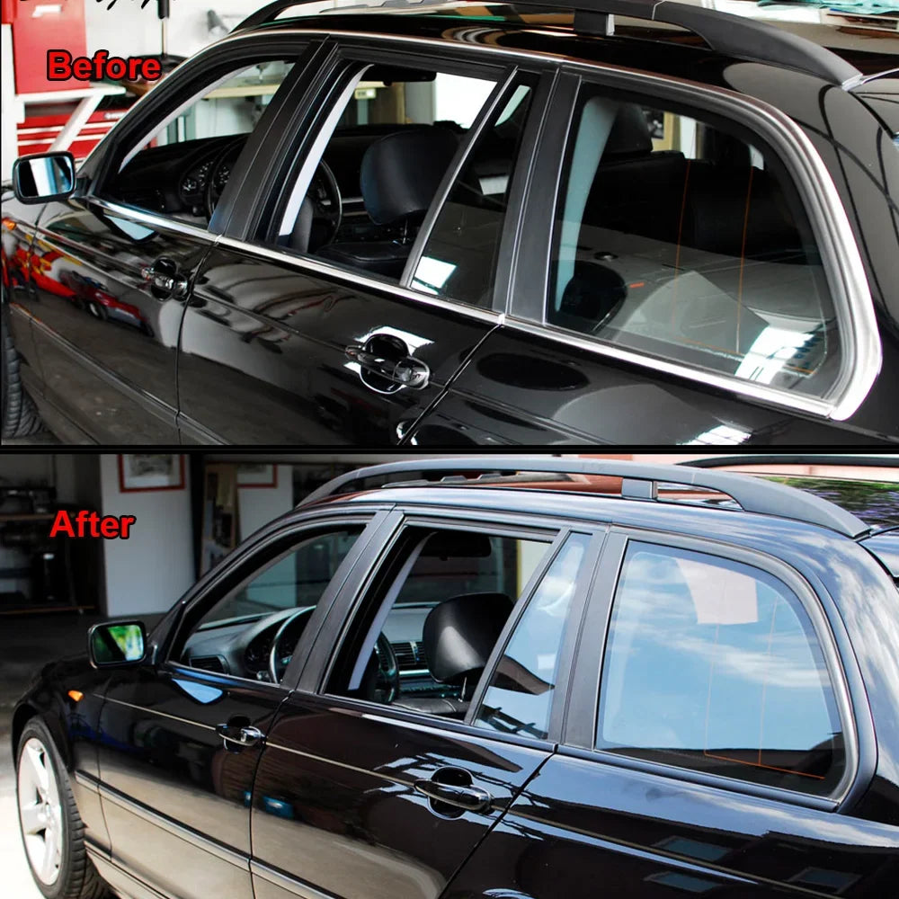 Carbon Fiber Vinyl Car Sticker Waterproof Glossy Black Matte Black Wrap Roll additional angle