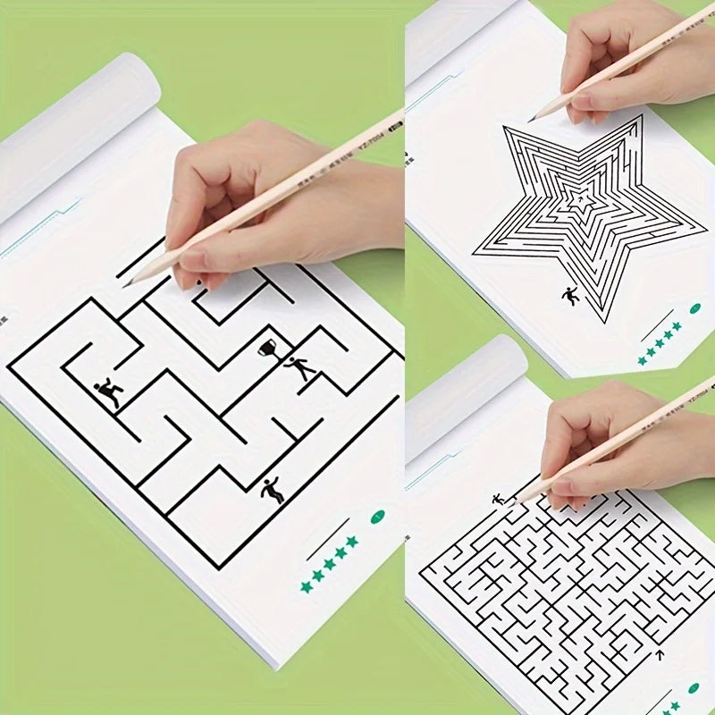 Educational toys for children, maze game books, concentration training exercises, Chr lifestyle view