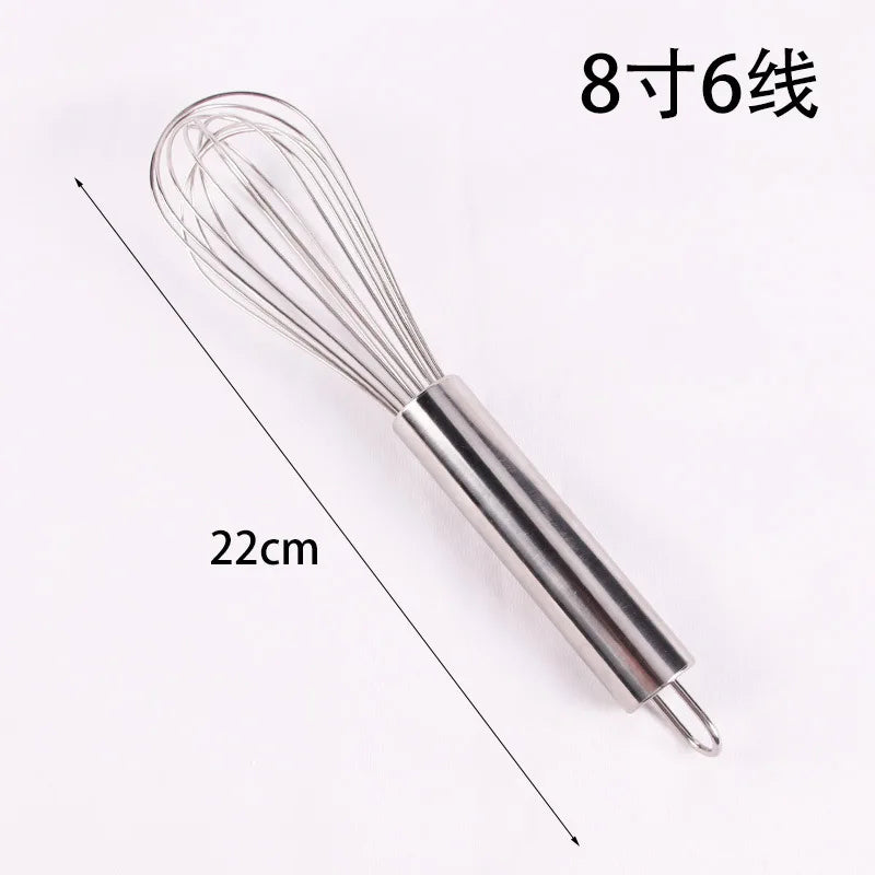 Stainless Steel Semi-Automatic Egg Beater | Hand Push Cream Blender for Kitchen Bakin alternate view