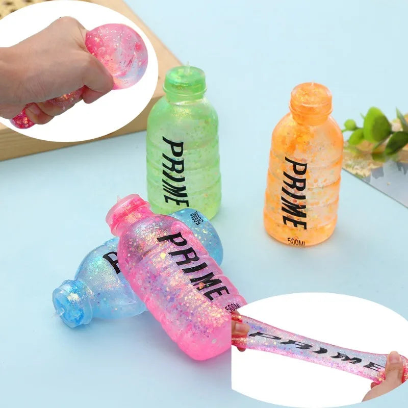 Tabas Squishy Beverage Bottle Squeeze Toy Soft Aurora Maltose Fidget Squishes Fun Stress Relief Stic