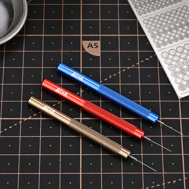 Metal Precision Glue Dispenser | Scale Model Building Glue Applicator Hobby DIY Craft To detail view