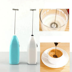 Mini Electric Egg Beater | Handheld Milk Frother and Coffee Whisk detail view