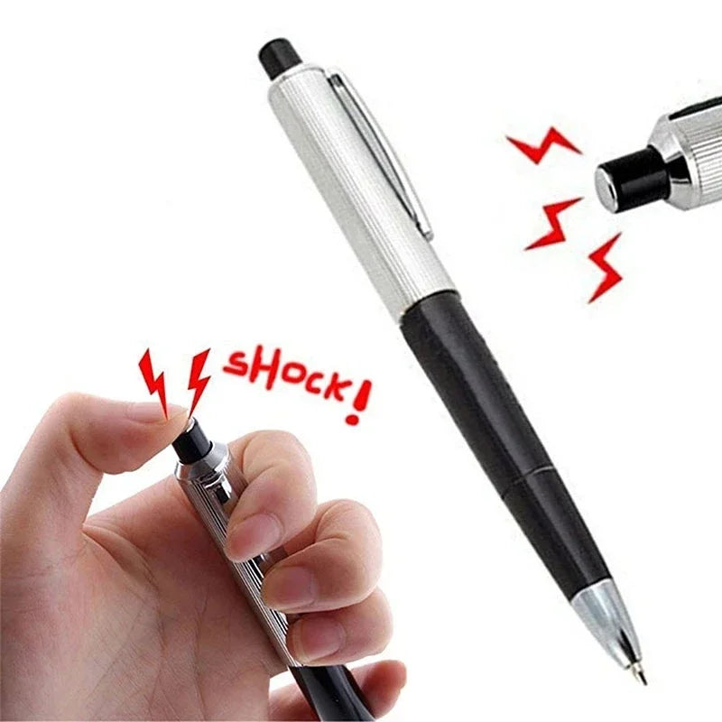 1Pc Shock Pen Electric Pen Toy Surprising Tricks Fool Friends Shocking Pen Halloween alternate view